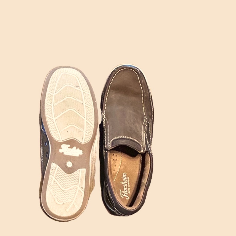 Florsheim Lakeside Men’s Moc Toe Slip-On Size 10M LIKE NEW